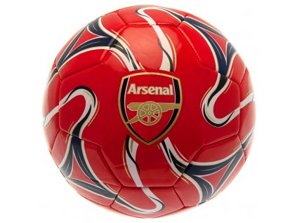 Futbalová lopta Arsenal FC, červená, vel.5