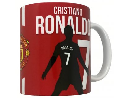 Hrnček Manchester United FC, Ronaldo 7, červený