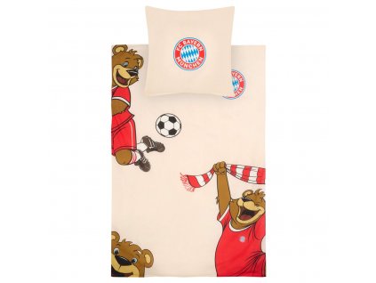 Obliečky FC Bayern Mníchov, Berni, bavlna, 135x200