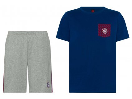 Pánske pyžamo FC Bayern Mníchov, krátky rukáv a šortky