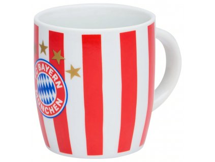 Hrnček FC Bayern Mníchov, pruhovaný, 300 ml