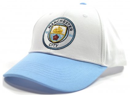 Šiltovka Manchester City FC, bielo-modrá, 55-61 cm