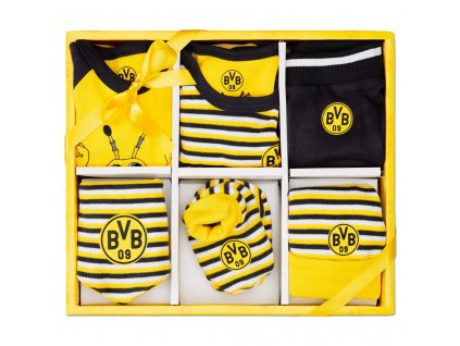 Dojčenská sada Borussia Dortmund, 6ks, veľ. 62/68