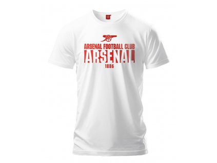 Detské tričko Arsenal FC, biele, bavlna