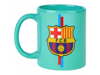 Hrnček FC Barcelona, tyrkysový, 300 ml