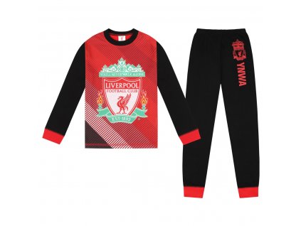 Detské pyžamo Liverpool FC, červeno-čierne, bavlna