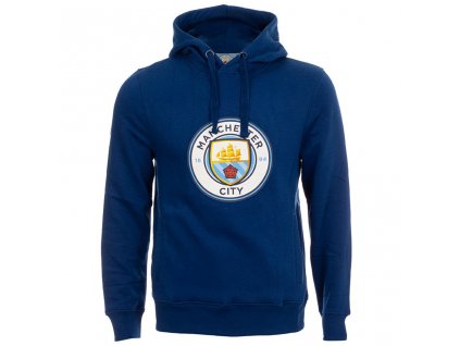 Mikina Manchester City FC, modrá, kapucňa