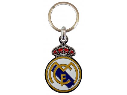 Prívesok Real Madrid FC, kovový, tvar znaku
