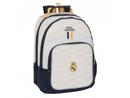 Ruksak Real Madrid FC, 3 komory, biely, 20 l