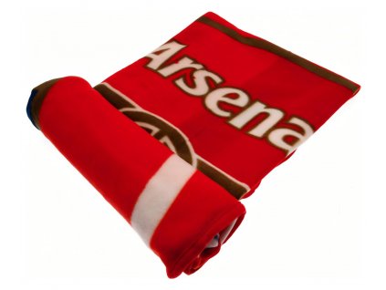 Fleecová deka Arsenal FC, červená, 125x150 cm