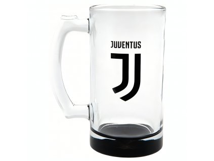 Pivný pohár Juventus Turín FC, s uchom, 425 ml