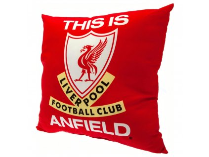 Vankúšik Liverpool FC, červený, 35x35 cm