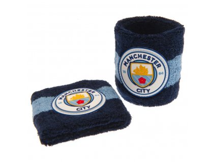 Potítka Manchester City FC, tmavo a svetlo modrá, 2 ks