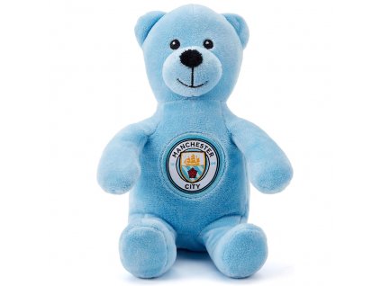 Plyšový medvedík Manchester City FC, modrý, 20 cm