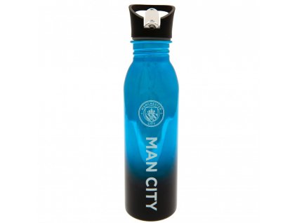 Nerezová fľaša na pitie Manchester City FC, modrá, 700ml