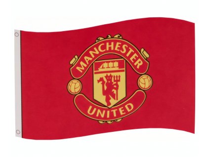 Vlajka Manchester United, červená, 152x91 cm