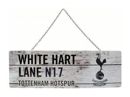 Plechová ceduľa Tottenham Hotspur FC, rustikálna, 44x14 cm