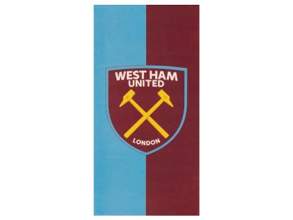 Osuška West Ham United FC, modro-vínová, 70x140 cm