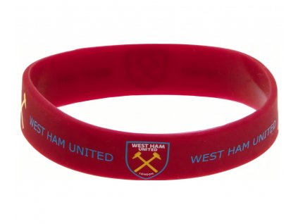 Silikónový náramok West Ham United FC, vínový