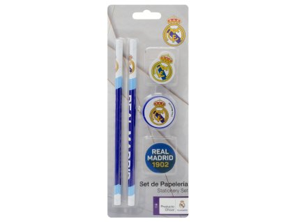 Školská súprava Real Madrid FC, modrá, 5 ks