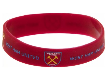 Silikónový náramok West Ham United FC, vínový