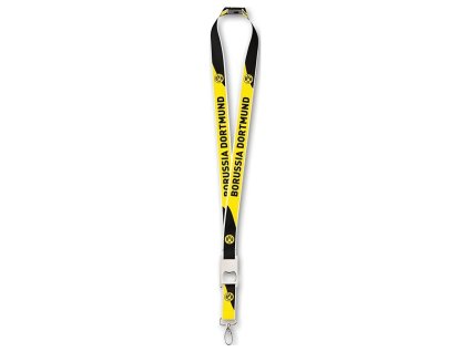 Kľúčenka Borussia Dortmund, čierno-žltá, 60x2 cm
