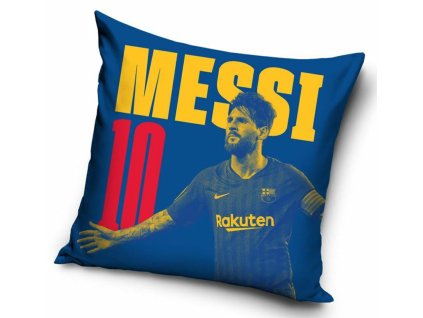 Vankúšik FC Barcelona, Messi, modrý, 40x40