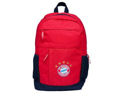 Batoh FC Bayern Mníchov, červený, tri vrecká
