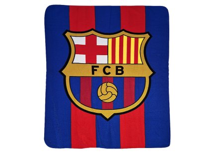 Fleecová deka FC Barcelona, ​​120x150 cm
