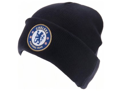 Zimná čiapka Chelsea FC, beanie, tmavomodrá