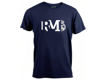 Detské tričko Real Madrid FC, tmavomodré, bavlna