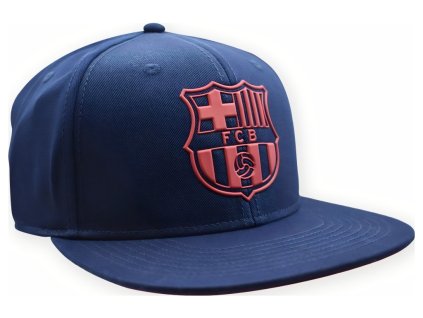 Šiltovka FC Barcelona, Urban Style, modrá, červený znak