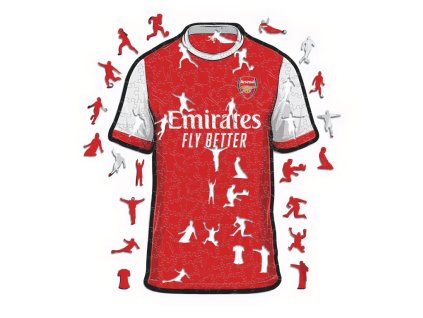 Drevené puzzle Arsenal FC, dres, 270 ks