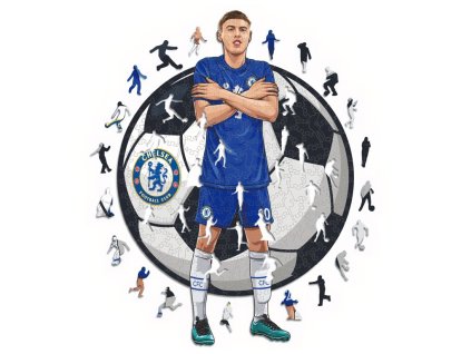 Drevené puzzle Cole Palmer, Chelsea FC, 150 ks