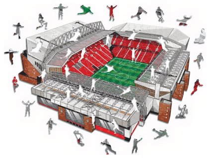 Drevené puzzle Liverpool FC, Anfield štadión, 270 ks