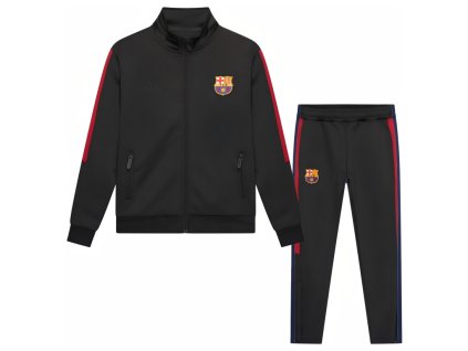 Detská športová súprava FC Barcelona, čierna (Veľkosť 13-14 r)