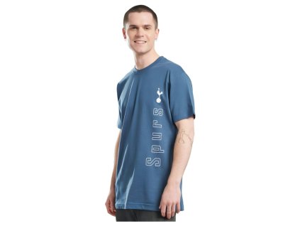 Tričko Tottenham Hotspur, denimovo modrá, bavlna (Veľkosť XXL)