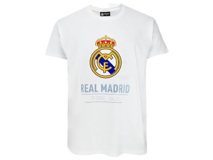Detské tričko Real Madrid, Desde 1902, biele, bavlna (Veľkosť 13-14 r)
