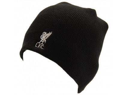 Zimná čiapka Liverpool FC, čierna, vyšitý znak