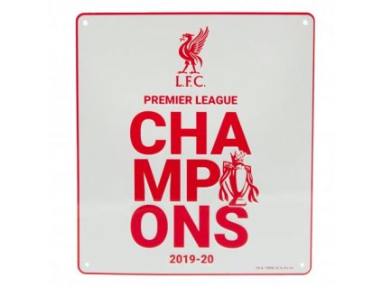 Ceduľa Liverpool FC 23x25cm WT