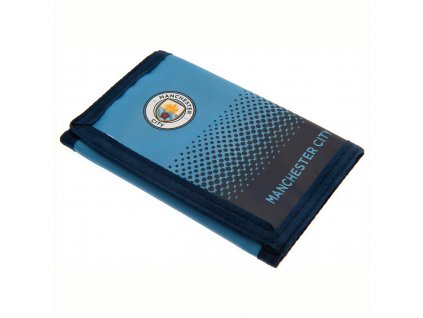Peňaženka Manchester City FC, modro-čierna