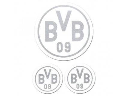 Samolepky Borussia Dortmund 3pk silver