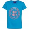 Dievčenské tričko FC Barcelona Printed logo modré