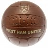Futbalová lopta West Ham United FC, Retro štýl, umelá koža, vel.