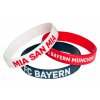 Silikonový náramok FC Bayern Mníchov Sada 3ks
