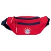 Ľadvinka FC Bayern Mníchov, 2 vrecká na zips, červená, 28x8x13cm