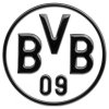 Štýlová Samolepka Borussia Dortmund, Čierna, 8 cm