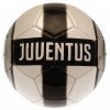 Futbalová lopta Juventus FC, strieborno-čierna, veľ. 5