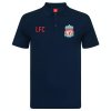 Polo Tričko Liverpool FC, vyšitý znak, tmavo modré