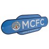 Kovová ceduľa Manchester City FC, modrá, 44x15 cm